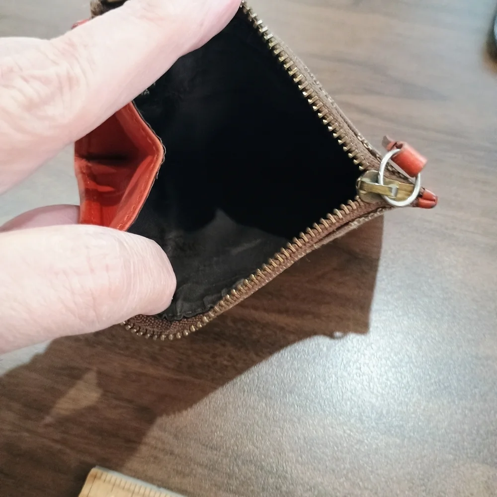 PROJECT Coach Brown and Red Card Holder